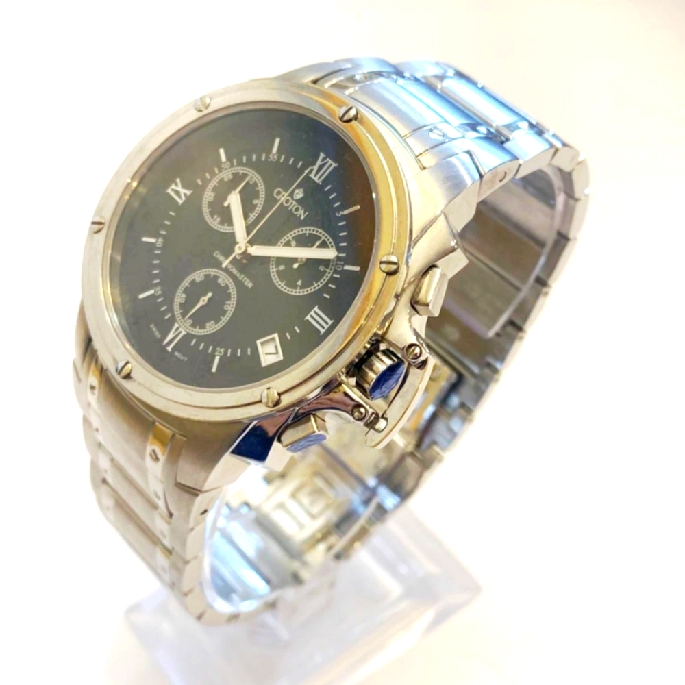 Croton Chronomaster Men's Stainless Steel Watch